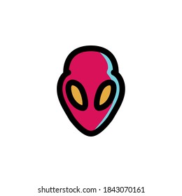 Alien Monster from another Galaxy, UFO, Science Fiction Icon
