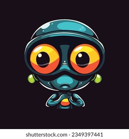 Alien Pop Art Logo Mascots