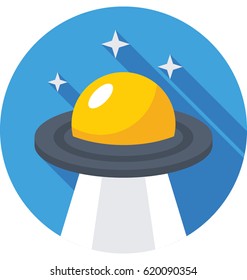 Alien Ship Vector Icon