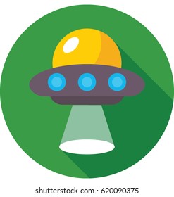 Alien Ship Vector Icon