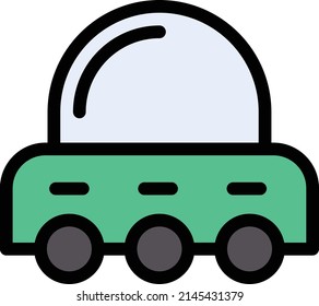 alien ship Vector illustration on a transparent background.Premium quality symbols.Stroke vector       icon for concept and graphic design.