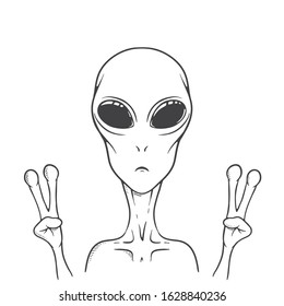 2,960 Alien Peace Images, Stock Photos & Vectors | Shutterstock