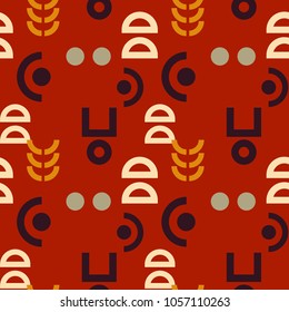 Alien signs seamless pattern. Suitable for screen, print and other media.