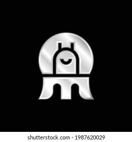 Alien-Silber-Symbol