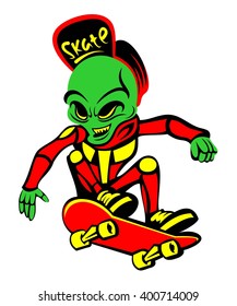 alien skate board 