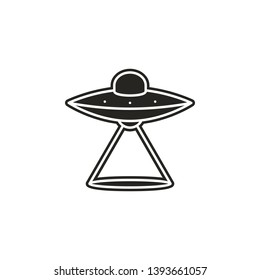 alien, space, ufo icon. Simple glyph, flat vector of Space icons for UI and UX, website or mobile application