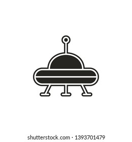 alien, space, ufo icon. Simple glyph, flat vector of Space icons for UI and UX, website or mobile application