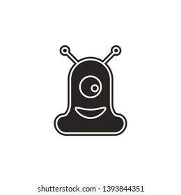 alien, space, ufo icon. Simple glyph, flat vector of Space icons for UI and UX, website or mobile application