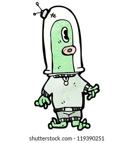 alien spaceman cartoon