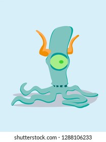 alien 
squid
Cyclops
horns