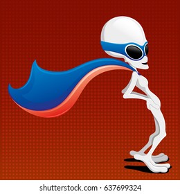 Alien super hero.