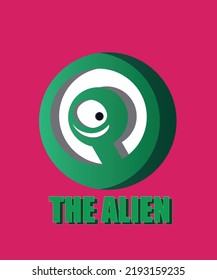 ALIEN CON UNA SONRISA DULCE EN LA CARA.