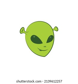 Alien symbol icon vector illustration