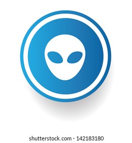 Alien symbol,vector