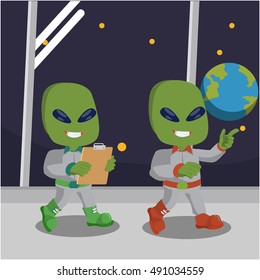 alien talking plan to attack earth
