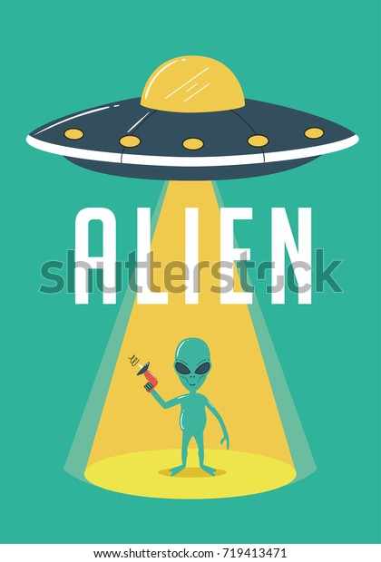 Alienとufoのイラスト のベクター画像素材 ロイヤリティフリー