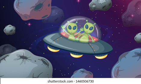 Outer Space Cartoon Images Stock Photos Vectors Shutterstock