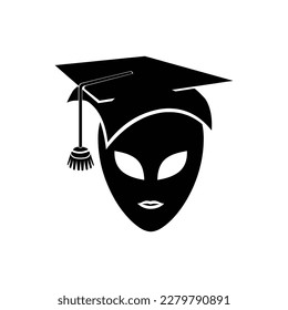 Alien University Graduation Cap, Fun, Fest, College, Alin girl, ET