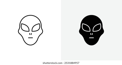 Alien vecor icon set. Stock vector illustrator. EPS 10