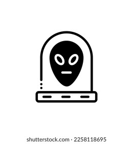 alien vector graphic illustration icon