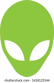 alien vector green strange mask 