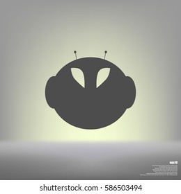 alien vector icon