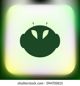 alien vector icon