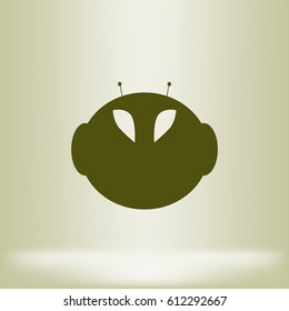 alien vector icon