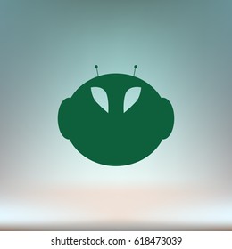 alien vector icon