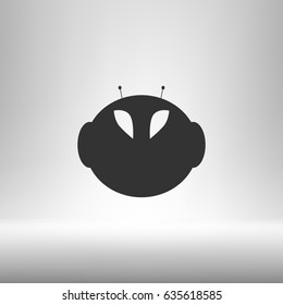 alien vector icon