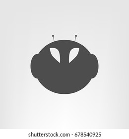 alien vector icon