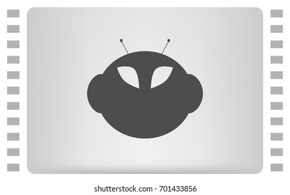 alien vector icon