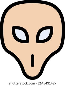 alien Vector illustration on a transparent background.Premium quality symbols.Stroke vector       icon for concept and graphic design.