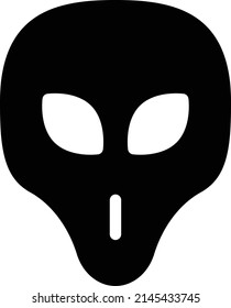 alien Vector illustration on a transparent background.Premium quality symbols.Glyphs vector icon for concept and graphic design.