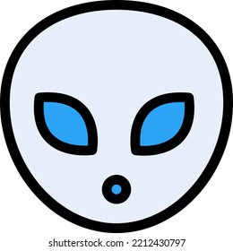 alien Vector illustration on a transparent background.Premium quality symmbols.Stroke vector icons for concept and graphic design. 