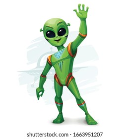 Alien Vector Illustrator EPS file