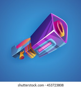 alien weapons, future, element for design games development