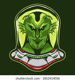 diseño vectorial de casco astronauta