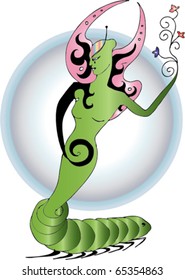 Alien woman