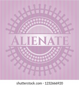 Alienate pink emblem