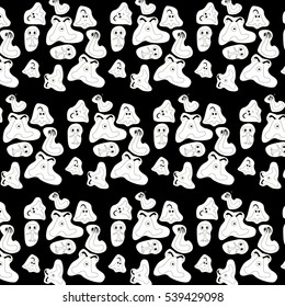aliens monochrome pattern circuit