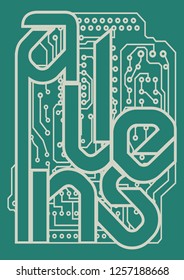 Aliens technology art