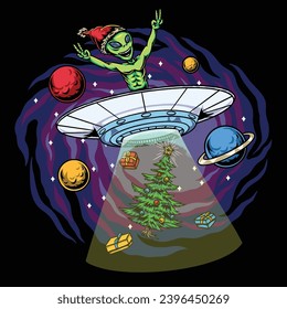 Aliens Want to Celebrate Christmas