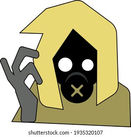 aliens who wear personal protective equipment from viruses on planet earth

