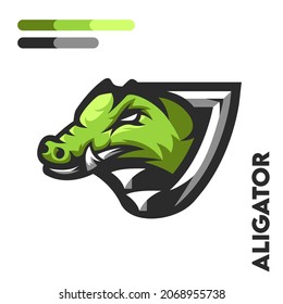 Aligator Gaming Esports Mascot Logo