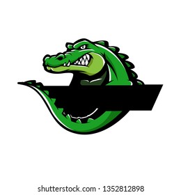 Aligator Illustration Logo Cocept