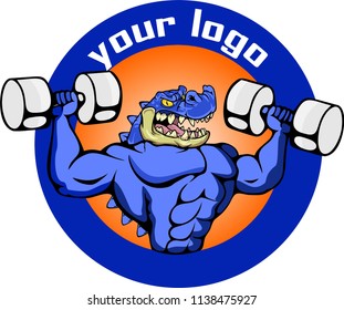 Aligator Logo Gym