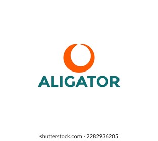 Aligator named logo for technology and open source software and research applications.