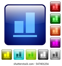 Align to bottom icons in rounded square color glossy button set