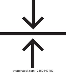 Align Center Edit Outline Icon